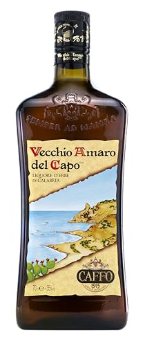 Caffo Vecchio Amaro Del Capo Liqueur 70cl 35% ABV | Iconic Italian Herbal Bitter Sweet Amaro Digestif Liqueur