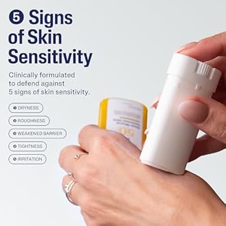 Cetaphil Sheer Mineral Sunscreen Stick for Face & Body, 0.5oz, 100% Mineral S...