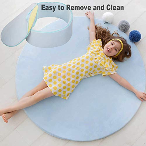 image for LANGXUN Pit Ball Kiddie Dry Pools, Kids Ball Pit Playpen for Baby Kids