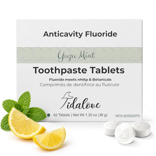 Smile More Toothpaste Tablets with Fluoride (62 Tablets)