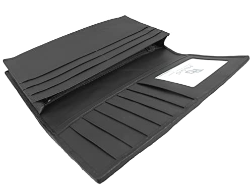 Genuine Stingray Skin Checkbook Tiger Printed Wallet Clutch Purse4