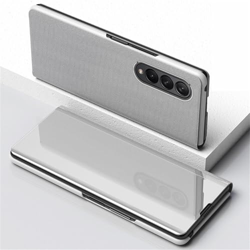 Étui rabat cuir Galaxy Z Fold 7 protège des rayures avec miroir - 4