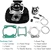 PANGOLIN YFS200 Cylinder Piston Gasket Top End Rebuild Kit 2XJ-11111-00-00 2XJ-11311-02-00 for Cylinder Yamaha Blaster 200 YFS200 88-06