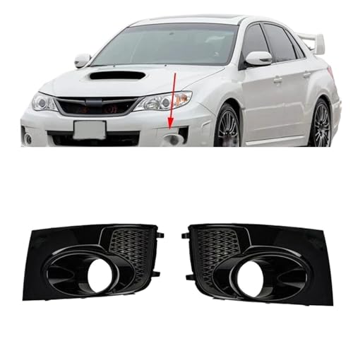 スバルパーツバンパートリムに適合。車の美観をアップグレード。簡単な取り付けプロセス。防水機能。フロントスタイリングアクセサリー。(Pair)