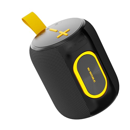 Nu Republic Sonicpop 2000 Wireless Speaker 16W Output, 6 Hrs Playtime, 66mm Dynamic Driver, Multi RGB Led Lights (Black)