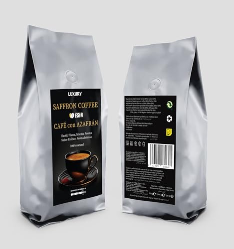 Esir Café con azafrán 10 cápsulas Nespresso Mezcla Gourmet de café y azafrán de (30, Dolce Gusto)