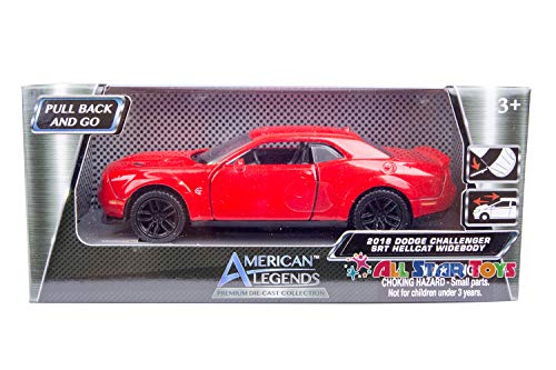 American Legends Dodge Challenger Hellcat 2018 Rojo miniatura 6