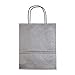 Produktbild We Can Source It Ltd  Luxus Partytüten  Kraftpapier Geschenktüte  Medium A4 gedrehte Griffe  recycelbar metallic Silver