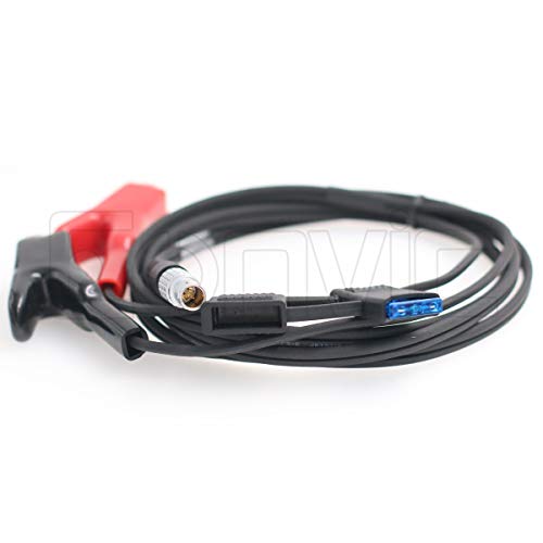 Eonvic 565855 Alligator Clips Male 1B 5 Pin Battery Power Cable for Lei-ca SR530 1200