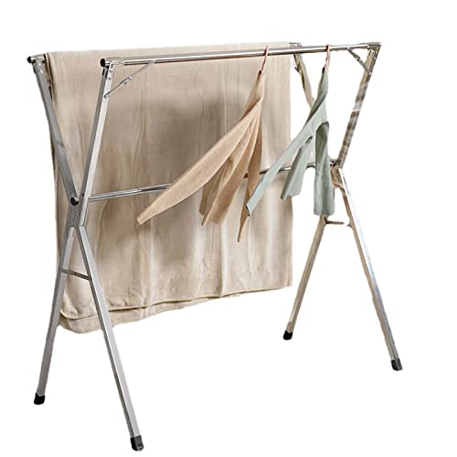 Étendoir à linge pliable 160 cm pour intérieur et extérieur avec grande capacité