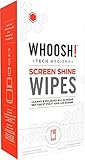 WHOOSH! Screen Cleaner WIPES, 30 Wipes with 2x Mini W! Cloths