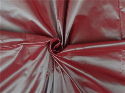 Taffetas de soie rouge cerise pour robe de mariée et décoration de salon