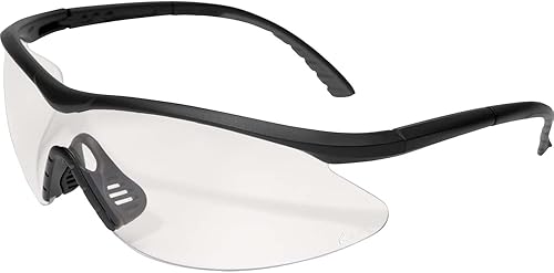 Edge DB111 Banraj - Gafas de seguridad envolventes, antiarañazos, antideslizantes, UV 400, grado militar, cumplen con ANSIISEA y MCEPS, 5.04