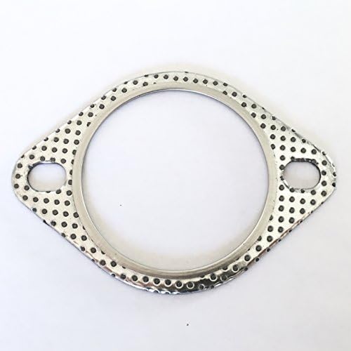 Ticon Industries - 2 Bolt MLSG High Temp Exhaust Gasket 3" I.D. (Qty 1) - Heavy Duty - 120-07610-0001 (3 Inch)