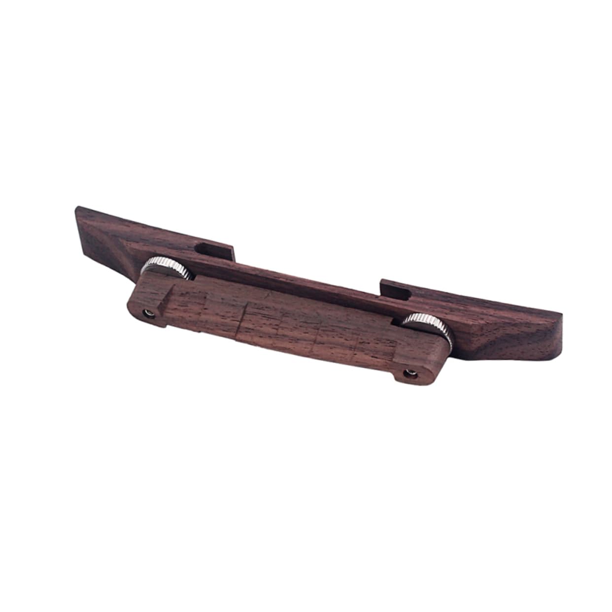 VICASKY 3 Piezas puente de guitarra para bajo puente de rodillos de guitarra puente de bajo Puente de guitarra con puente de guitarra de palisandro De madera Brown