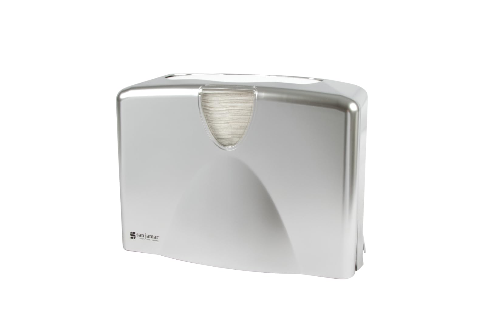 San Jamar Dispensador de servilletas T1740SS, plástico, acero inoxidable