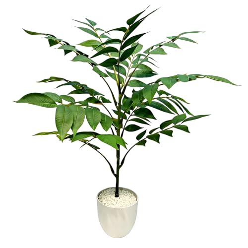 Vixplorn 観葉植物 フェイクグリーン 高さ約50cm 人工観葉植物 鉢付き おしゃれ インテリア飾り 室内 リビング オフィス キッチン 飾り用