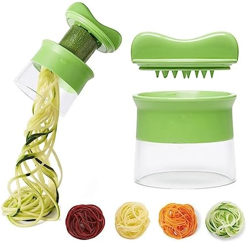 2-teiliger Spiralschneider Edelstahl - Für Gemüse & Obst