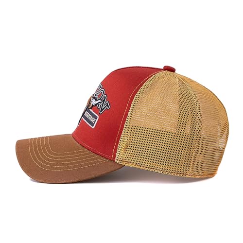 Gorra unisex con patrón de cabeza de toros regulable para evitar el sudor 5