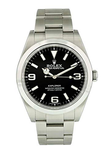 [ロレックス] ROLEX エクスプローラー1 腕時計 ウォッチ メンズ シルバー ステンレススチール(SS) 214270 [中古]