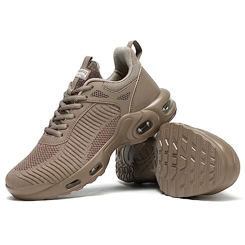 Image of Kapsen Men's Air Running Shoes Lightweight Breathable Walking Shoes Non Slip Fashion Sneakers Mesh Workout Casual Sports Shoes