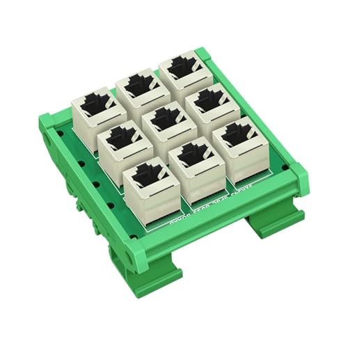 Carte de dérivation RJ45 femelle 9 voies 8P8C pour bornier à vis
