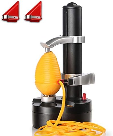 LUCKSTAR Electric Peeler - Rotato Express,Multi-function Fruit and Vegetable Peeling Machine Planing Knife Corer[2 Extra Blades]