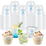 Whaline 100 Pcs Last Toast on the Coast Disposable Plastic Cups 9 Oz Coastal Beach Cold Beverage...