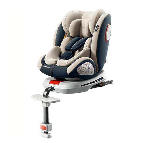 チャイルドシート 360度 回転式 ISOFIX対応 成長に合わせて使える 新生児から12歳頃 (0-36kg) シートベルト固定 ジュニアシート ベビーシート 乗り降りらくらく ヘッドレスト11段階調節 5点式シートベルト 取り付け簡単 EU安全基準 ECE認証済み 二年保証 日本語の取扱説明書のサムネイル