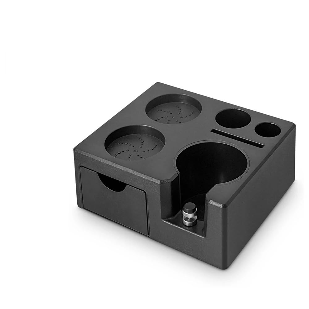 Soporte for apisonador de café Espresso, Base de estación de apisonador de café ABS for tapete apisonador de café de 51/53/58 mm, Accesorios de Barista