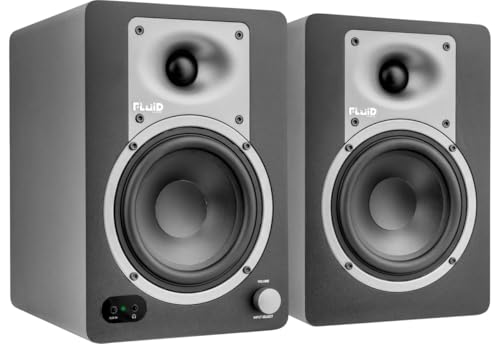 Fluid Audio C35BT Enceintes actives Bluetooth idéales pour le bureau et le studio