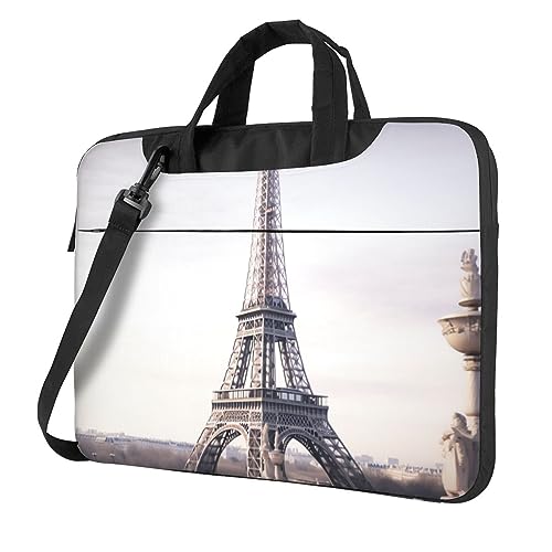 Sacoche ordinateur Tour Eiffel grand volume antichoc pour travailler partout