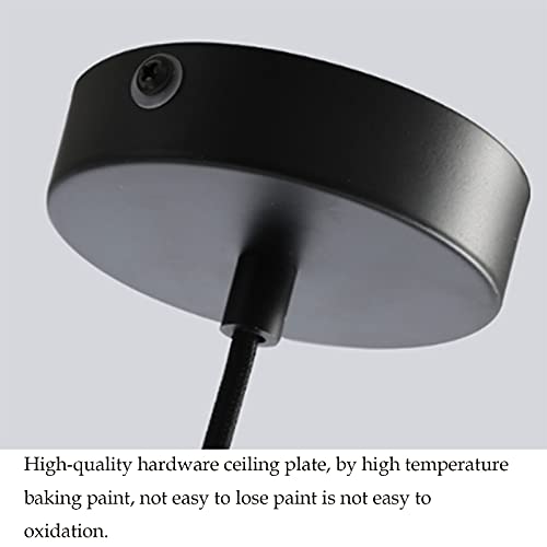 Lampe suspendue bleue en verre électrolytique design moderne - 6