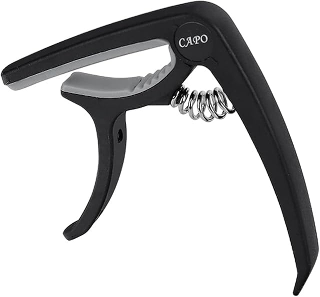 JANEMO Guitar Capo, Portable Rust-Proof Metal Guitar Capo for Acoustic, Use for Guitars Ukulele Violin Mandolin Banjo