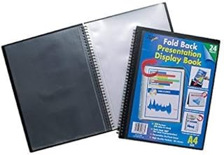 2XA4 Pocket Fold Back Display Book - Black