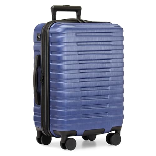 U.S. Traveler Hardside 8-Wheeled Spinner Luggage with Aluminum Handle System, Navy by U.S. Traveler - Used condition - CA$61.42