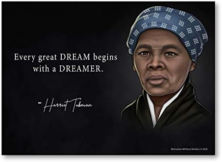 MWB Icons of Black History Poster Collection | Black History Poster | Harriet Tubman | 13″ x 18″ Non-Laminated | Juneteenth | Classroom or Home | Inspirational Changemaker