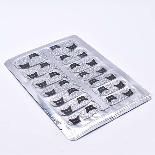 Bornbeauty Nail Polish Strips 4 Sheets Waterproof Glitter Adhesive Press On Nails Stickers For Women Diy Manicure Decoration #TOP5