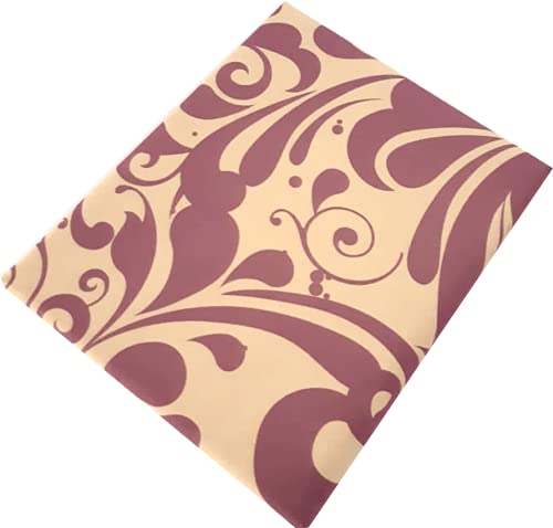 Papier cadeau kraft imprimé violet de qualité supérieure - 4