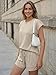 AUTOMET Womens Lounge Two 2 piece Sets Summer Spring Cruise Outfits 2026 Matching Beach Vacation Clothes Travel Sweatsuits Sweat Casual Romper Shorts Fashion Trendy Clothing Loungewear Khaki S