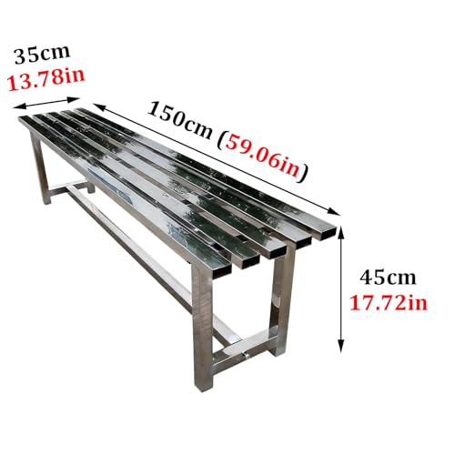 Bancs d'extérieur Imperméables en Acier pour Terrasse