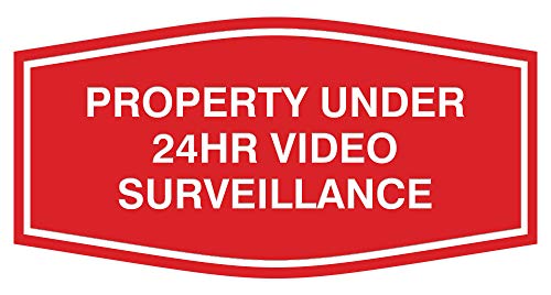 Panneau de propriété sous vidéo surveillance pour entrée de maison