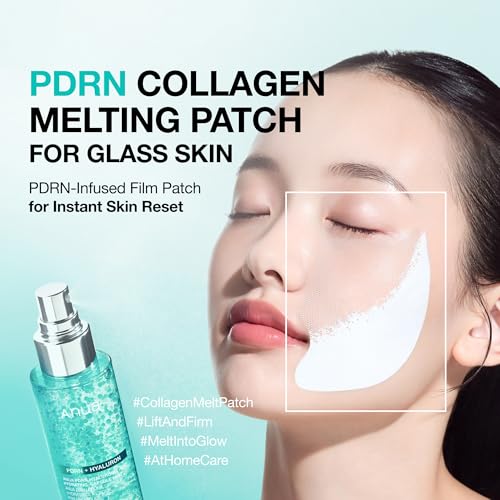 Image of Anua PDRN Collagen Glass Skin Trio, PDRN Salmon DNA Serum Spray, Collagen Patch Facial Fine Line & Cream, Complete Glow Routine, Face Mist with Special Patch Duo, Korean Skincare Set