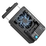 ICEMAN-FZ100 Camera Cooler for Sony ZV-E1/A6700/A7IV/FX3, TEC Thermoelectric Camera Cooling Fan, LED Display, Dual Power via NP-FZ100 Battery or USB-C, Silent Operation, Quick Lock Mount