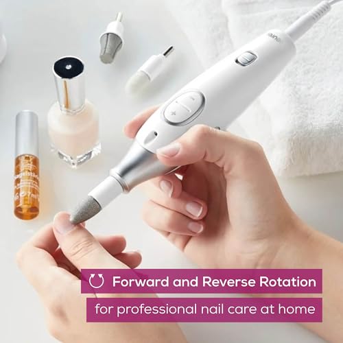 Sponsored Ad – Beurer MP42 11-piece Professional Manicure & Pedicure Nail Drill Kit | 7 high quality Attachm./Variable Spe.