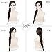 Probeauty Dark Brown Braid Wig with Glasses for Women, Long Braided Cosplay Hair Wig for Halloween Costume Party