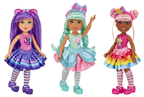 Mga Entertainment Dream Bella Little Candy Princess Dreambella, Cotton Candy Scented 5.5" Doll With Scratch 'N Sniff Tag, Long Teal Hair, Cotton Candy Headband, Fashion Accessories, Gift For 3-8 Years #TOP5
