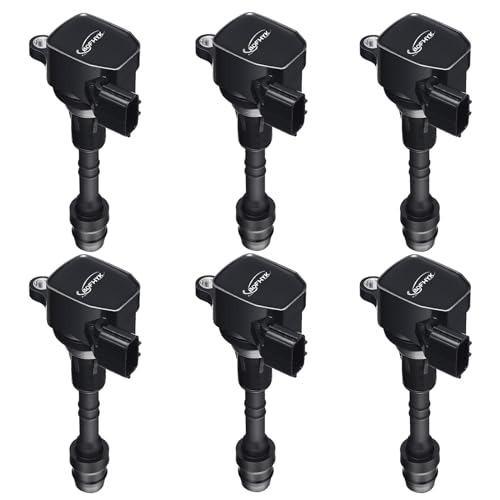 Image of BDFHYK Ignition Coil UF349 Compatible with Nissan Altima 2002-2006 Xterra 05-15 Maxima 01-08 Pathfinder 01-12 Frontier Quest Murano INFINITI I35 QX4 Nissan Oem Coil Pack Coil for Suzuki Set of 6