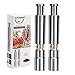Pepper Grinder, Molinillo de pimienta de acero inoxidable Molinillo de sal duradero Operación de una mano Molinillo de sal Salt Mill 2 (Pepper Grinder 2 Pack)