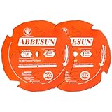 2 Pack 7-1/4 Inch 4T PCD Tipped Hardie Blade Fiber Cement Circular Saw Blade with 5/8'' DMK Arbor